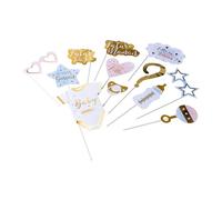 Artifetes KIT PHOTOBOOTH Gender Reveal Party 12 PIÈCES