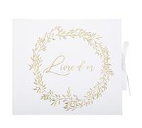 Artifetes Livre d'or Jolis Brins Blanc et Or