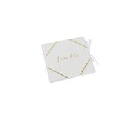 Generique Livre d'or blanc coin or 21 x 20 cm