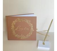 Artifetes Livre d'or Terracotta avec Couronne Or