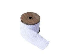 Artifetes Ruban Gaze DE Coton Bobine Bois 4.5CMX3M Blanc