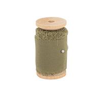 ruban mousseline soie effiloché 5cmx5m vert olive - artifetes 91751 Vert