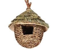 Artificial Birds Nest - Grass,Hand Woven Grass Birdhouse, Garden Haven |,Yard Decoration Bird Nesting For Home, Patio, Porch, Tree, Courtyard, Yard, Tree, Garden