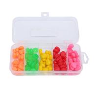 Artificial Corn Fishing Bait | 5 Colors Soft Corn Kernels Set with Corn Scent | TPE Material Reusable Niblet Baits for Carp/Catfish/Trout Fishing | 200 Pcs (100 Capsules)