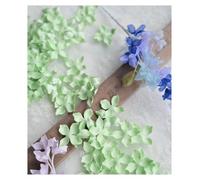 Artificial Flower Petals 3cm Petal Fake Wedding Homedecor DIY Scrapbook Card Craft Satin Applique 100pcs(Color 11)