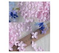 Artificial Flower Petals 3cm Petal Fake Wedding Homedecor DIY Scrapbook Card Craft Satin Applique 100pcs(Pink)
