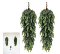 Artificial Garland - Christmas Teardrop Swag, Green Outdoor Decor | Cavity Reusable Baking Supplies Freezer Ice Cube Molds for Bakers Parents Beginners Professionals Party Home Apartment