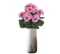 Artificial Geranium Flowers - 14.17x7.87 In ,Realistic UV Resistant Fake Geranium ,Long-Lasting Vibe | Artistic Aesthetic Simulation Flowers For Living Rooms, Bedrooms, Dining Rooms, Weddings, Parties