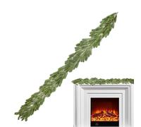 Artificial Greenery - Seasonal Pine Garland | Green Plant Fake Cedar Christmas Tree Branches for Home, Front Door, Garden, Yard, Wall Or Thanksgiving Day Use, 78.74in