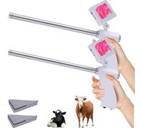 Artificial Insemination AI Gun Cow Visual Video Breeding Device Veterinary Tube Needle Gun Cow Veterinary Breeding Kit, Veterinary Breeding Kit for Farm & Ranch (2psc)