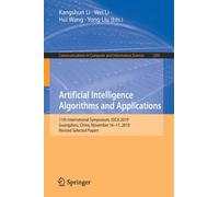 Artificial Intelligence Algorithms And Applications