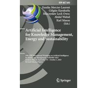 Artificial Intelligence for Knowledge Management, Energy and Sustainability