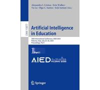 Artificial Intelligence in Education: 26th International Conference, Aied 2025, Palermo, Italy, July 22-26, 2025, Proceedings