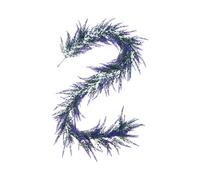 Artificial Lavender Garland - 6Ft Reusable Centerpiece, Artificial Flower Garland Purple Lavender, Decorate for Home and Event, Floral Decor Accessories, for Door Wall Table Christmas Party Wedding