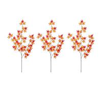 Artificial Maple Branches - Silk Leaves Bendable Iron Wire 110cm 44.31in