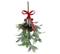 Artificial Mistletoe - Christmas Mistletoe | Fake Mistletoe Branches | Festive Mistletoe Garland for Christmas Tree Crafts Artificial Mistletoe Picks Ornament Christmas Tree Ornaments