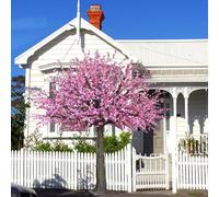 Artificial Peach Blossom Trees, Indoor and Outdoor Decorative New Year's Wish Trees in Shopping Malls and Parks(2M)