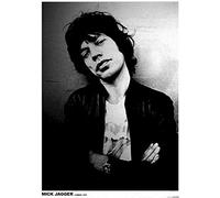 artificial Poster Rolling Stones MICK CHAGGER LONDON 1975 OUT OF OF OUR HEADS