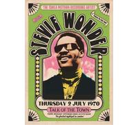 artificial Poster Stevie Wonder, Londres, théâtre, Restaurant, Hipodrome Corner 1970