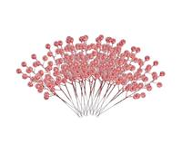 Artificial Stechpalmenbererenstiele-25 pièces Paquet de remplissage de vase vert de Noël, couronnes, couronnes | Décoration de Noël d'hiver Fête de la vie Décoration Bond, Bureau, Terrasse, Arbre