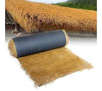 ArtificialHut Toiture de chaume ignifuge pour terrasse, piscine et décoration de plage synthétique pour Haiian Par (1 x 10 m)