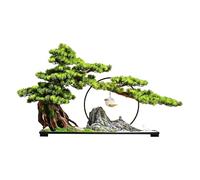 Artificiel Petit Bonsaï Arbre Artificiel Porche Aménagement Paysager Bureau Décoration Hôtel Créatif Chinois Zen Simulation Bonsaï Salon Fausse Plante Verdure Décor