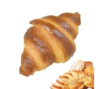 artificiel pour la décoration, faux croissants, Faux de réaliste croissant simulé, Décoration de bureau de cuisine à la maison, modèle de nourriture, accessoires de photographie pour la fenêtre de bou