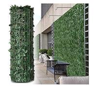 Artificielle pour balcon - (1,5 x 8 m) - Fausse haie - Décoration extérieure - Protection de jardin - Résistant aux UV - Facile à installer - Mise en valeur du paysage