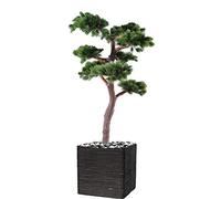 Artificielles.com - Bonsaï Pin Artificiel H 220 cm D 120 cm en Pot Anti-UV - dimhaut: H 220 cm - Couleur: Vert - Div: Anti UV