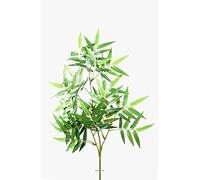 Artificielles.com - Branche de Bambou factice anti-UV, H77 cm L45cm feuillage tissu