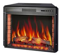 ArtiFlame AF28S - Cheminée électrique encastrée LED avec effet flamme 3D, 1800 W, son crépitant, cheminée