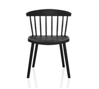 ARTIFO RIB - Chaise de salle à manger Noir