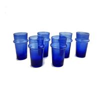ARTIGIANATO VULCANO Lot de 6 verres marocains berbères