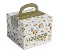 ARTIGIANI D'ITALIA-Panettone traditionnel bio Artigiani d'Italia - 500 g dans une boîte en carton