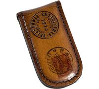 Artiglieria Fiorentina - Scarlatti - Pince à billets magnétique en cuir de haute qualité tanné au végétal tamponné à la main - Fabriqué en Italie