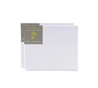 ARTIKUM 2X Linge Premium 40x50cm | Toile sur châssis 40 x 50 cm | 100% Toile de Lin ±430gsm Triple apprêt, prêt à Peindre châssis avec Toile