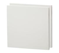 ARTIKUM Lot de 2 planches de peinture en MDF 50 x 50 cm - Blanc apprêté - Profondeur 1,9 cm - Plaque de peinture en MDF avec cadre en pin - Fond de peinture sur bois - Pour peinture, bricolage