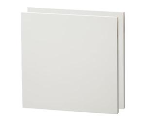 ARTIKUM Lot de 2 planches de peinture en MDF 50 x 50 cm - Blanc apprêté - Profondeur 1,9 cm - Plaque de peinture en MDF avec cadre en pin - Fond de peinture sur bois - Pour peinture, bricolage