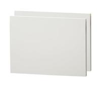 ARTIKUM Lot de 2 planches de peinture en MDF avec cadre en pin - 40 x 50 cm - Blanc apprêté - Profondeur 1,9 cm - Plaque de peinture en MDF avec cadre en pin - Pour peinture, bricolage, bricolage