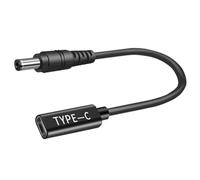 Artilits Adaptateur USB C vers 5,5 x 2,1 mm, adaptateur 12 V USB C DC 5,5 x 2,1 mm, fabriqué pour batterie externe, lampe de bureau LED, petit ventilateur, Starlink Mini, solaire pliable