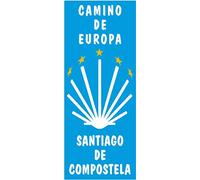 Artimagen Autocollant vertical Santiago de Compostela 40 x 100 mm