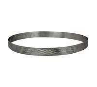 Artime - Cercle Micro Perforé Grand Design, Cercle à Tarte, Anneau à Tarte et Pâtisserie, Cercle pour Gâteaux et Entremets de Diamètre 26cm en Acier Inoxydable