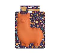 Artime - Moule à Gâteau, à Pâtisserie, en Silicone Orange, en Forme de Lama, Spécial Anniversaire, Fêtes, Moule pour Enfants, Dimensions 24,5x23x5 cm, Ustensile à Pâtisserie Antiadhésif, Happy Cake
