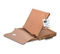 Artina Calais Petit Chevalet en Bois de Hêtre - Chevalet Peinture Très Pratique Avec Tiroir & Palette pour Peintures