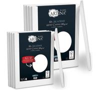 Artina châssis entoilé FSC - Akademie - set de 10 5x 40x50 cm & 5x 30x40 cm - toiles à peindre blanches 100% coton - 280g/m²