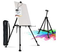 Artina - Chevalet Paris 165 cm - Chevalet dAtelier et de Campagne - adapté aux Toiles mesurant Maximum 125cm