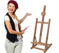 Artina Chevalet professionnel de table « Metz » XXL - Pour toile jusqu'à 62,5cm - En bois de hêtre - Stable robuste