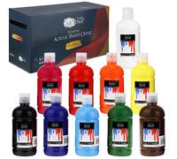 Artina Crylic Peinture Acrylique Pour Artistes Fortement Pigment?Es Lot De 10 Tubes De Peinture Acrylique De 500ml