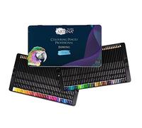 Artina Expertilo XL Set de 72 crayons de couleur professionnels - Lot crayon dessin certifié FSC® crayons couleur adulte incassables, très pigmentés, nombreux crayons graphites