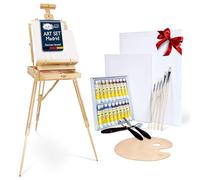 Artina kit peinture acrylique 30 pièces coffret avec chevalet bois